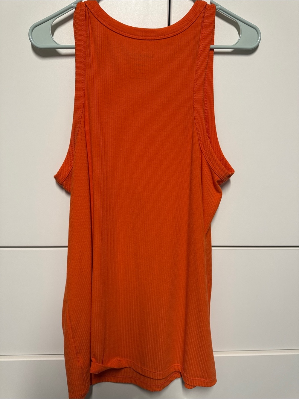 torrid Bright Orange Ribbed Tank - Picture 5 of 5